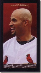 2009 UD Goodwin Gypsy Pujols 2009 UD Goodwin Gypsy Pujols
