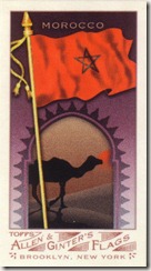 2007 Topps AG Flags Morocco 2007 Topps AG Flags Morocco