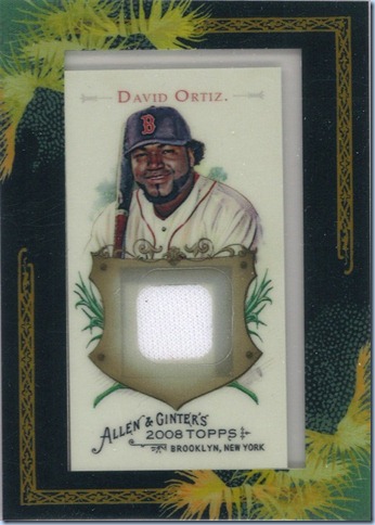 2008 Topps AG Ortiz Jersey 2008 Topps AG Ortiz Jersey