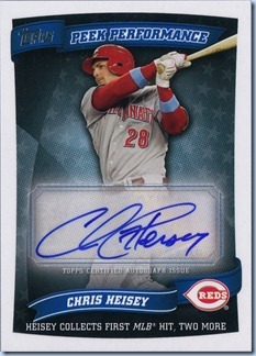 2010 Topps UH Heisey Auto