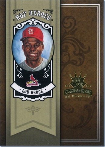 2005 Diamond Kings Brock HOF Hero