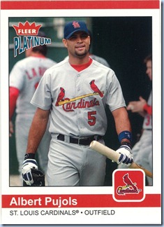 2004 Fleer Platinum Pujols