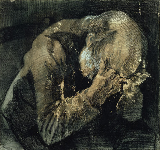 Man with his Head in his Hands by Vincent van Gogh Man with his Head in his Hands by Vincent van Gogh