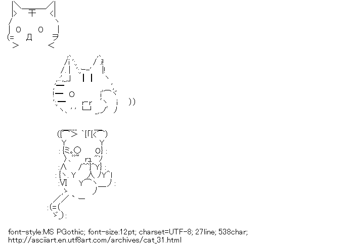 Ascii Cat