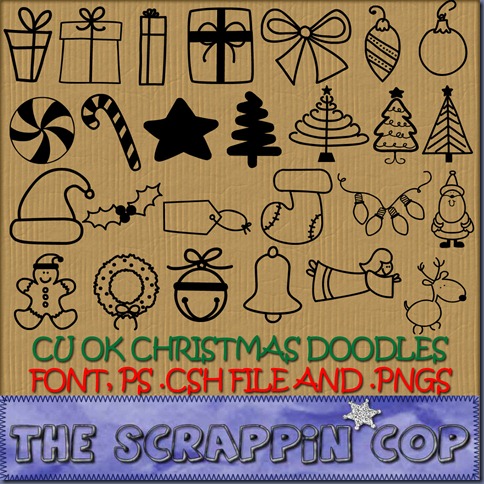 http://thescrappincop.blogspot.com/2009/11/cu-ok-christmas-doodle-font-csh-and.html