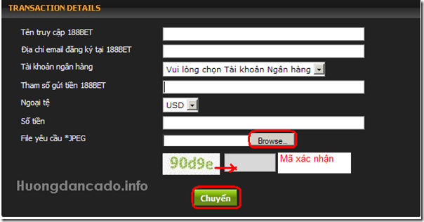 Chuyển tiền 188BET Chuyển tiền 188BET