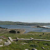 Bodega Harbor to the left, Doran Regional Park to the right.