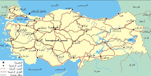 خرائط واعلام تركيا 2012 -Maps and flags of Turkey 2012