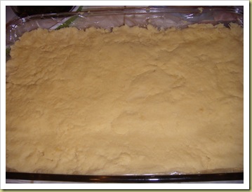 after the dough has set