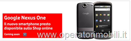 Vodafone e Nexus One di Google