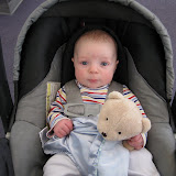 Kai enjoying his ride at the Childrens museum
