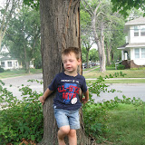 Erik, first day of home preschool
