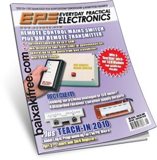 Download Everyday Practical Electronics 2010 01 pdf magazine epe january 2010