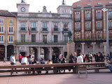 The plaza mayor of Burgos.