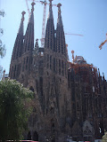 The Sagrada Familia in Barcelona.