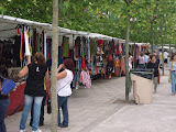 A open-air market in Burgos.