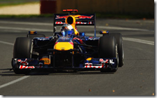 Vettel con la Red Bull