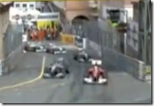 Il sorpasso di Schumacher ad Alonso a Montecarlo