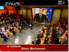 Berlusconi telefona a Ballarò