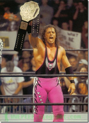 22 Bret Hart WCW Champ
