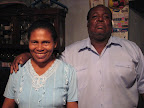 Pastor Enrique y su esposa Juana de Esmeraldas, Iglesia Cristo es la Roca 2, barrio Isla Piedad