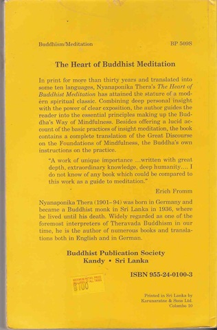 [Heart of Buddhist meditation Back Cover[2].jpg]