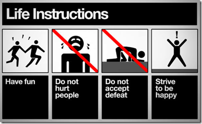 life instructions
