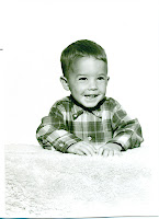 Steve at age 3.  Old family photos