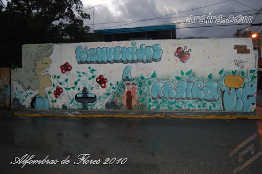 Mural Bienvenidos a Araira