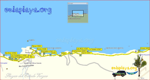 Los Angeles - Playas desde Anare hasta De Dios