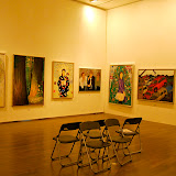 群青アート展。後輩の作品もこちらに展示。