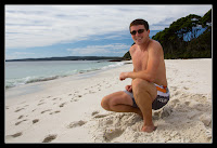Hayes beach - prý s nejbělejším pískem na světě (což bych neřekl, ale hezká byla)