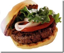 New York Hamburger with Ketchup
