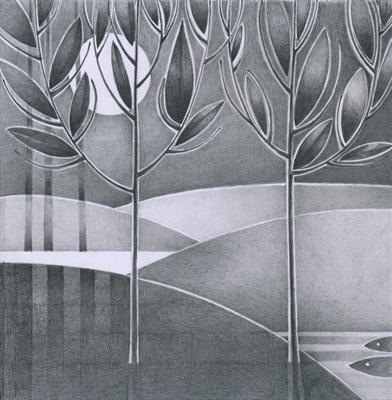 [Cynthia-Barlow-Marrs-Moon-Shadow-(work-in-progress)-Drawing-moon-trees-leaves-fish-1830944[5].jpg]