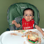 Messy baby