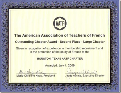 chapteraward