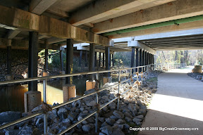 The trail under the bridge at McFarland Parkway.