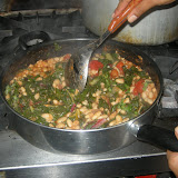 swiss chard with tomatoes and cannellini beans