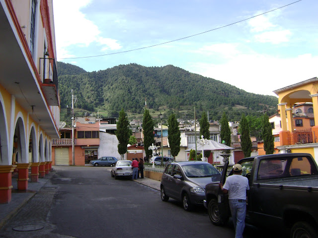 Plaza central de Zictepec