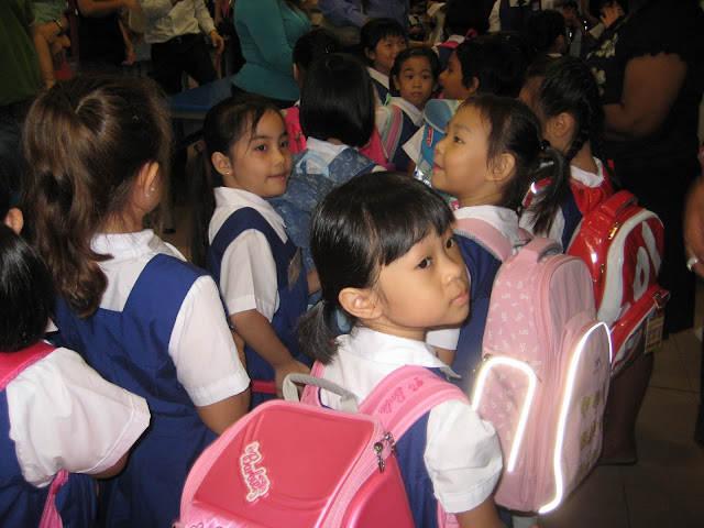 Gean's first day at school