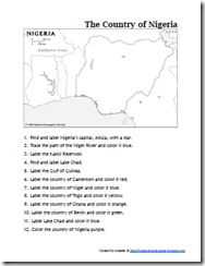 Nigeria map