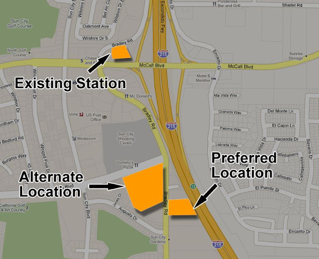 sun city fire station 7 map