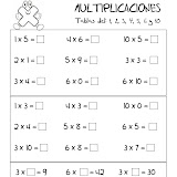 EJERCICIOS DE MULTIPLICACIONES