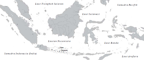 peta kerajaan majapahit peta kerajaan majapahit
