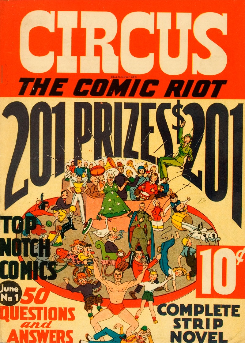 [cartoon circus on cover of 1938 circus the comic riot [4].jpg]