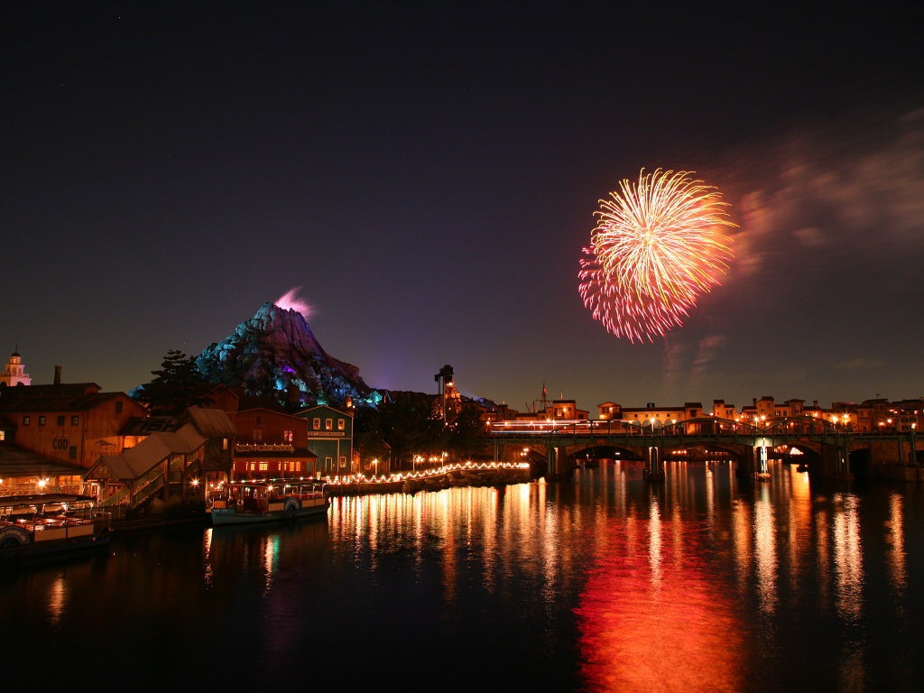 [Christmas at Disney Firework in Disney Christmas 1024x768  desktop widescreen wallpaper[8].jpg]