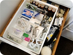 Organizing Day 1 - Drawer Clean Up