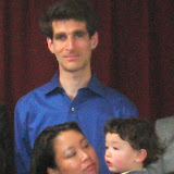 Eidan, Maria, and I waiting for the group photo to be taken