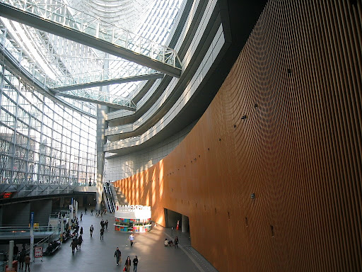Inside the Tokyo International Forum's Glass Hall