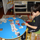 Kai and I have been playing the “Magic” card game a lot recently